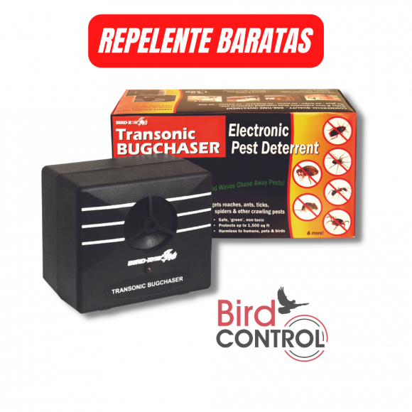 Repelente para baratas transonic bugchaser bird-x - Imagen 2