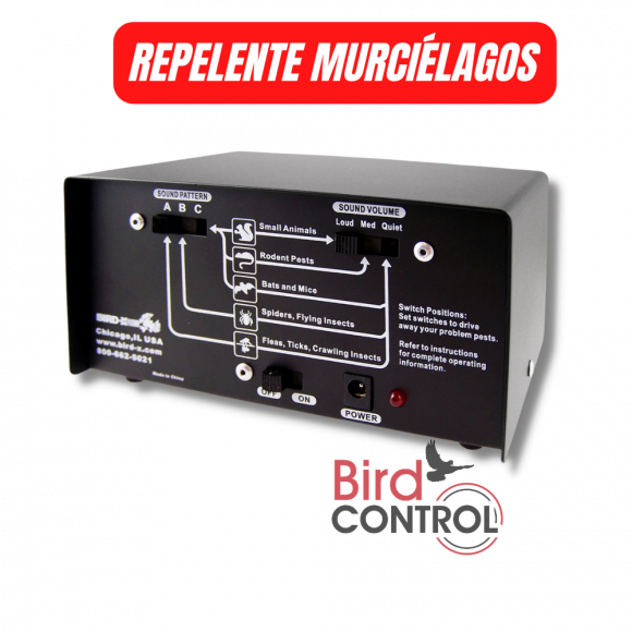 Repelente para murciélagos transonic pro bird-x - Imagen 3