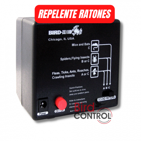 Repelente para ratones transonic bugchaser bird-x - Imagen 3